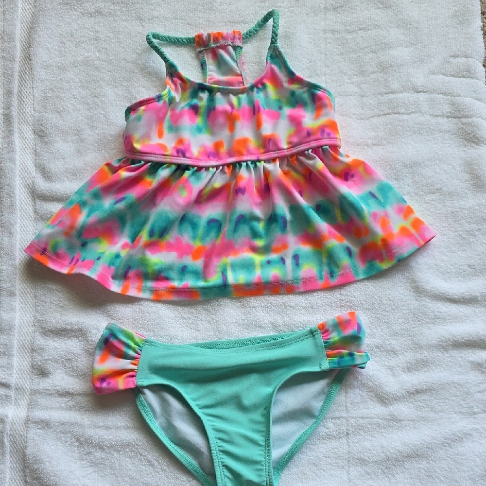 Colorful Kids Swim Bikini Set